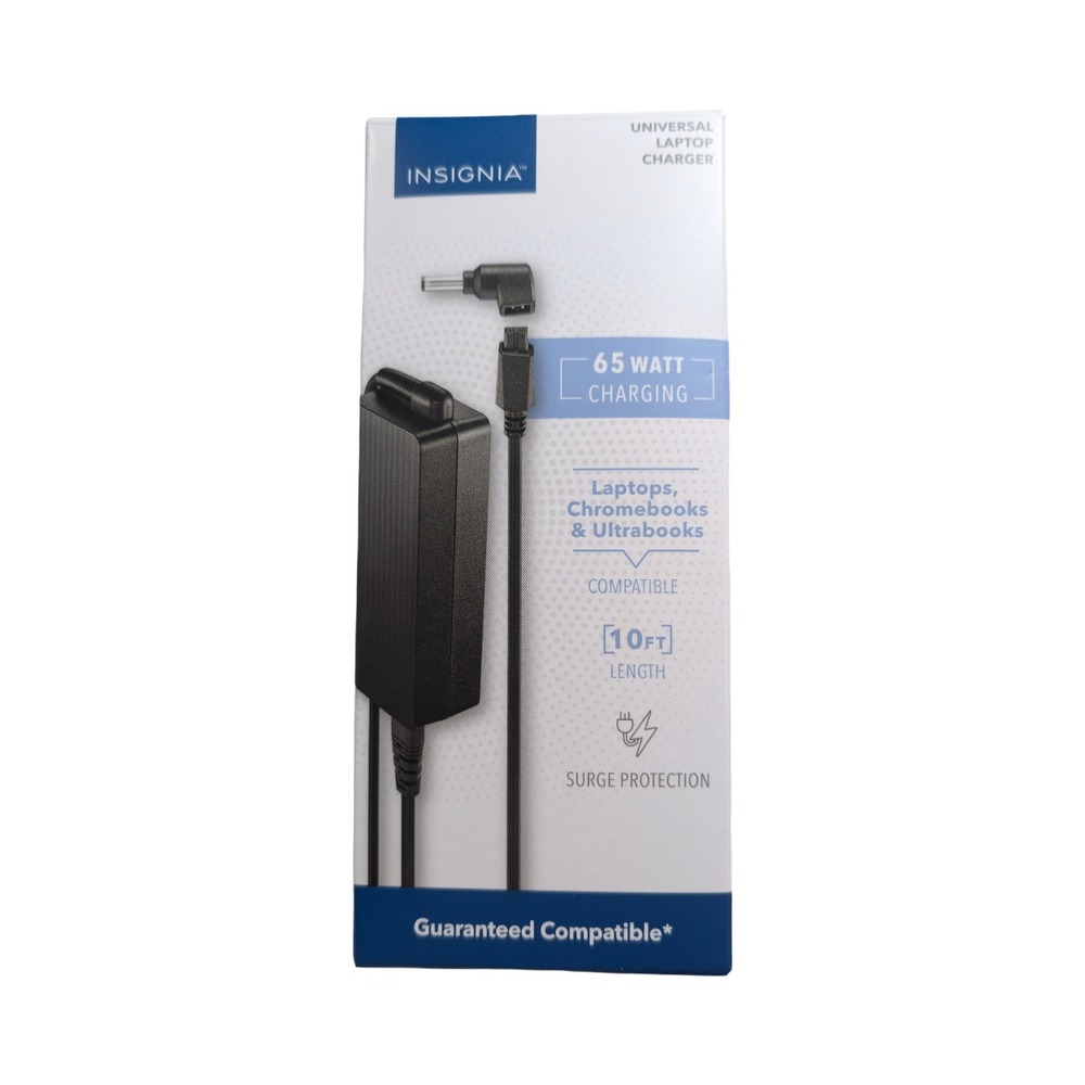 T6-O Insignia 65 Watt Universal Laptop Charger NS-PWL965‎ Black 10 Ft ⬇️